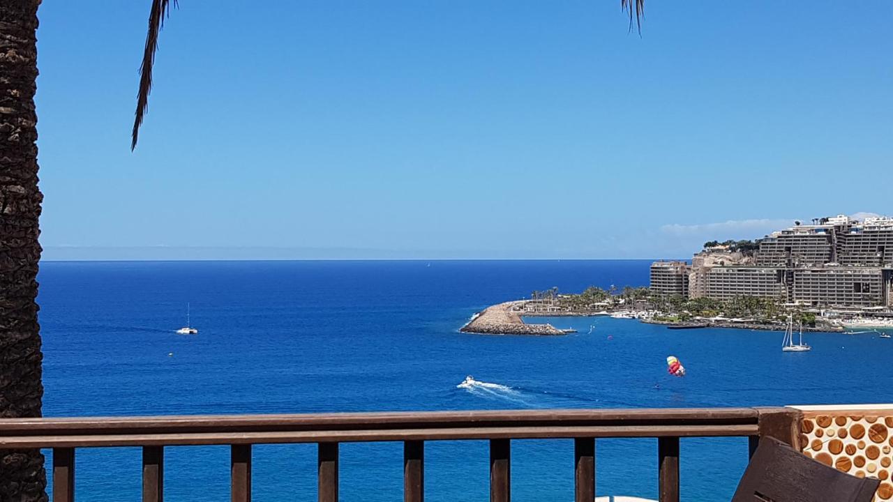 شقة Deluxe Seaview-Sunsets !Transfe-R Inc! Pool,2Aircond,2Tv65",600Mb Dishwasher,,2 Beaches,Anfi-View باتالاباكا المظهر الخارجي الصورة