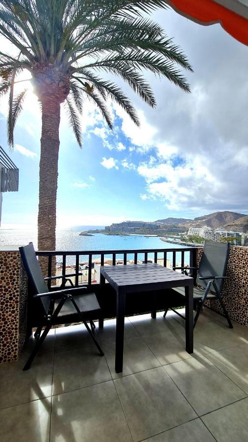 شقة Deluxe Seaview-Sunsets !Transfe-R Inc! Pool,2Aircond,2Tv65",600Mb Dishwasher,,2 Beaches,Anfi-View باتالاباكا المظهر الخارجي الصورة